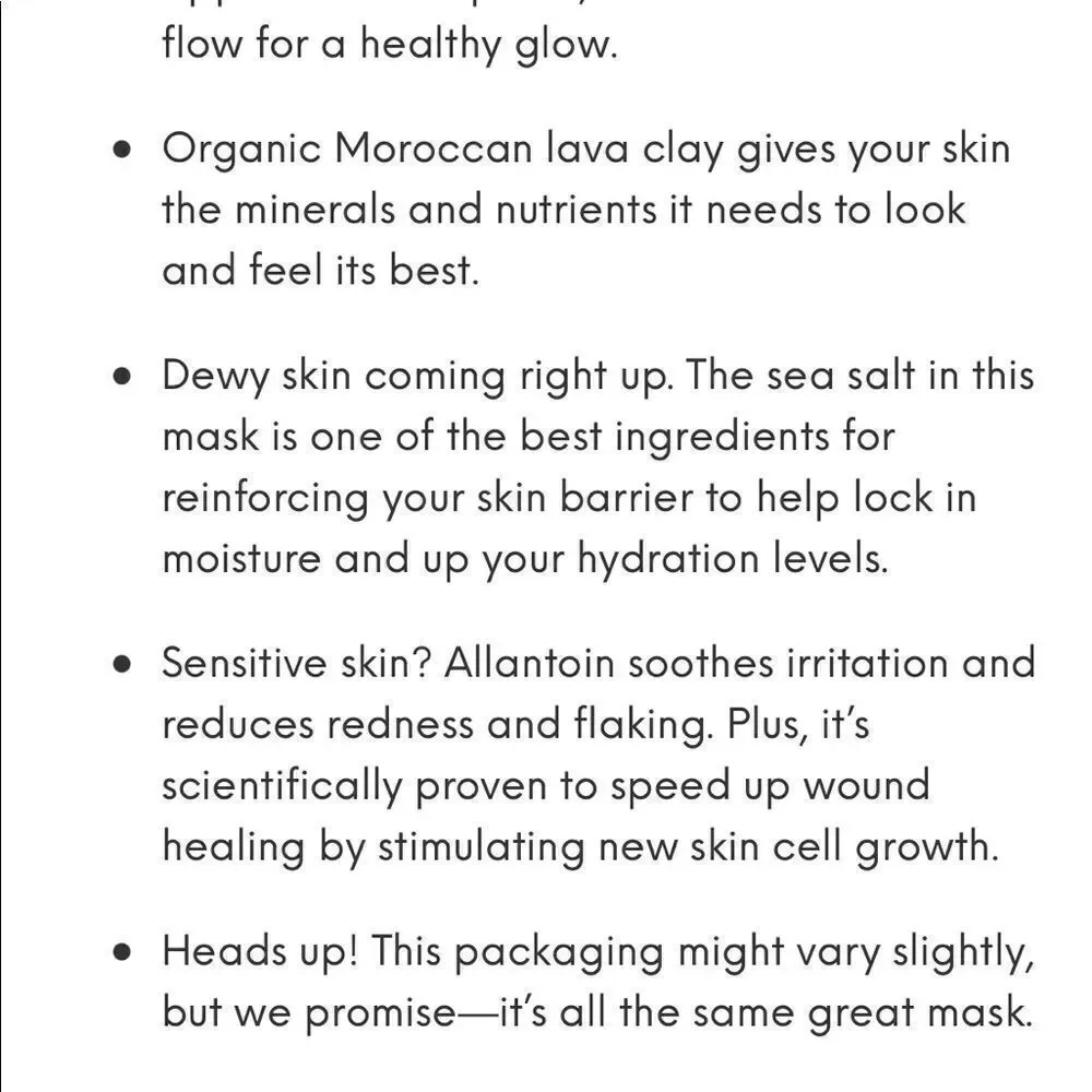 MUDMASKY®Facial Detox Purifying Recovery Mask 15ml
